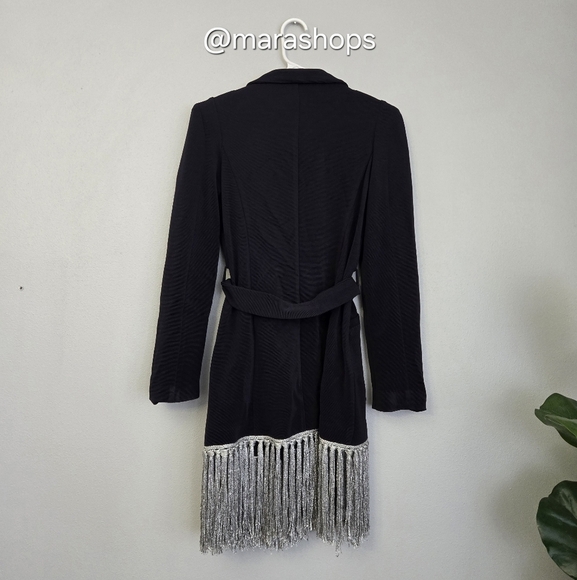 Valentina Shah Navy Blazer Fringe Dress - Picture 8 of 8